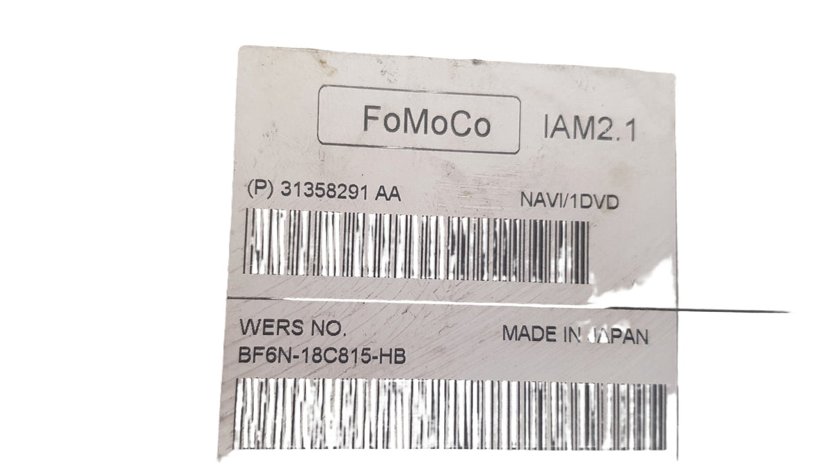 Volvo V60 S60 V60 CD HEAD UNIT 31358291AA BVVE901A BF6N-18C815-HB 31358321AA