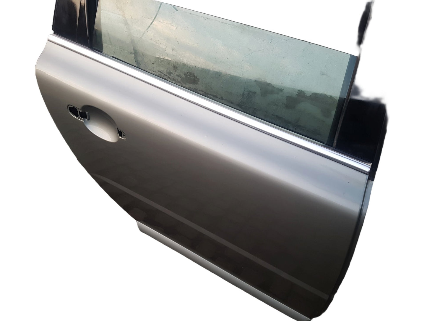 2008-2011 Volvo V70 Rear Driver Side Bare Door 471 Willow Green Pearl 32228897