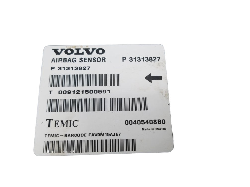 2009-2012 Volvo XC60 Airbag SRS Control Module 31313827