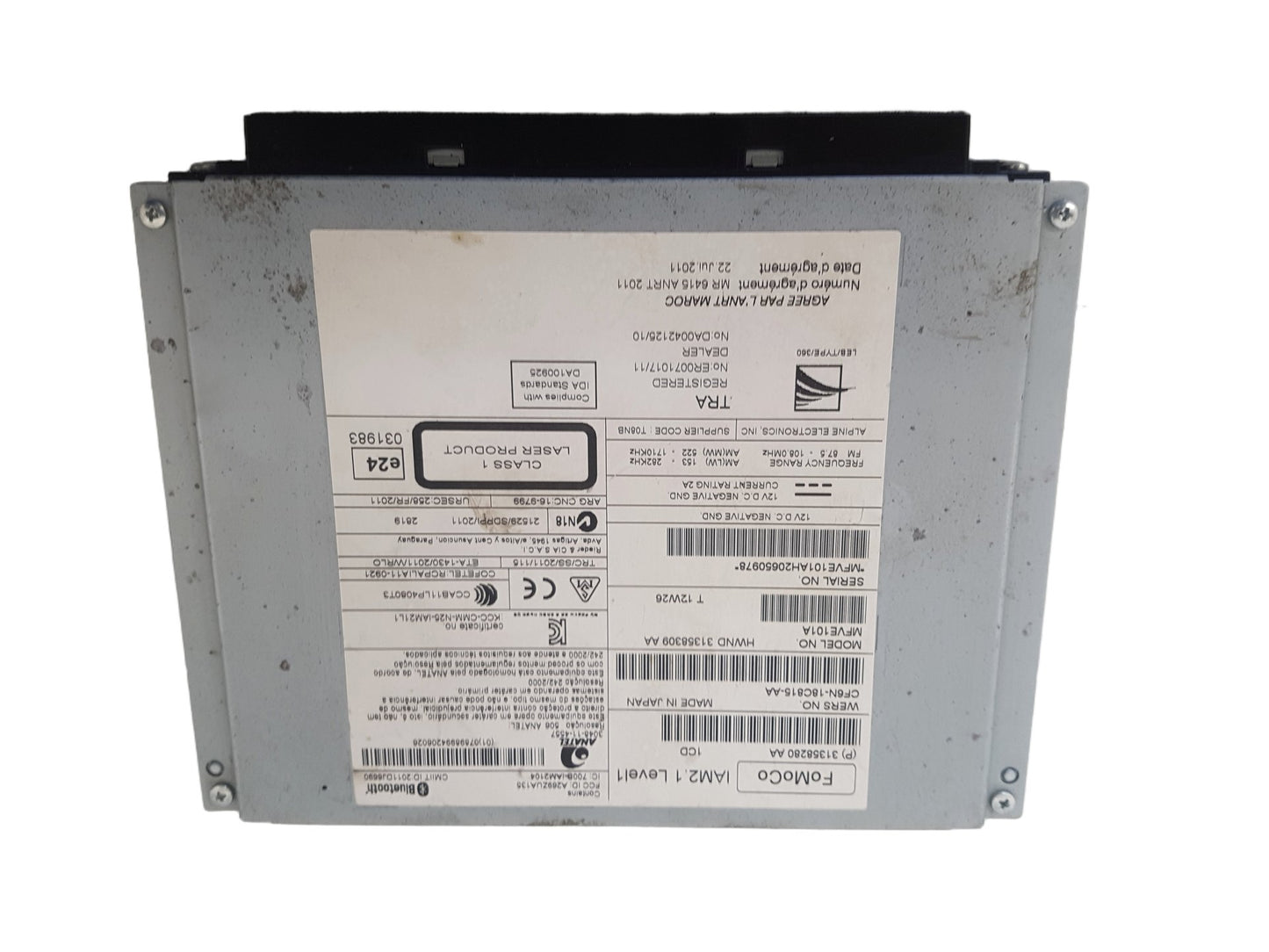 2012 Volvo S60 V60 XC60 Radio CD Player 31358280 CF6N-18C815-AA