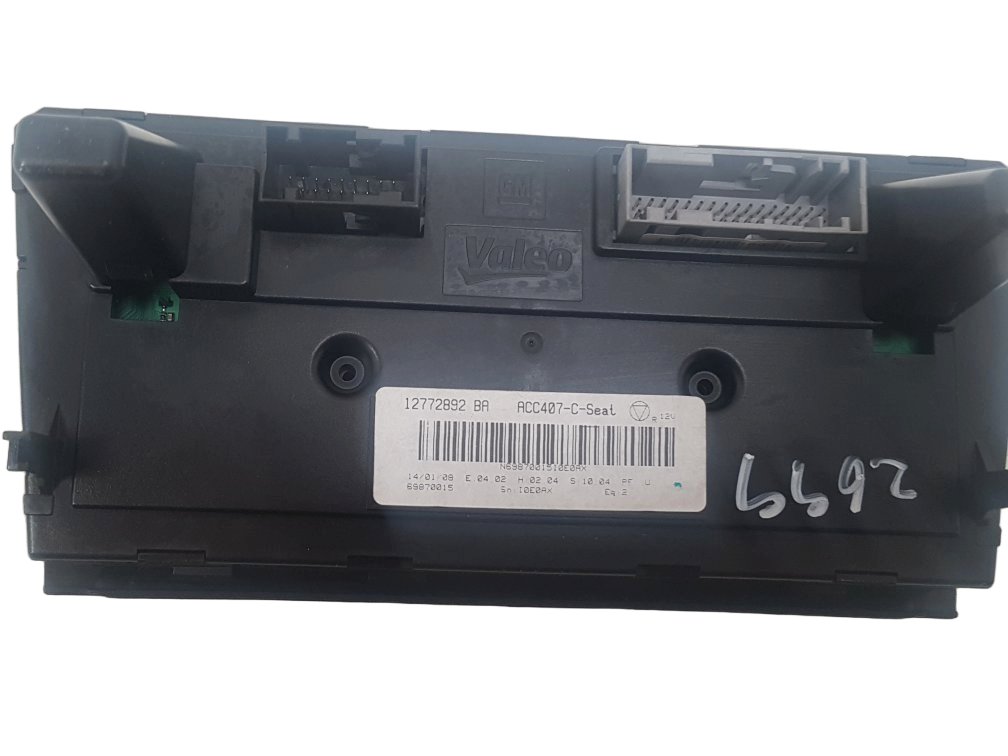 2005 - 2011 Saab 9-3 YS3F Saloon Heater Controls 12772892
