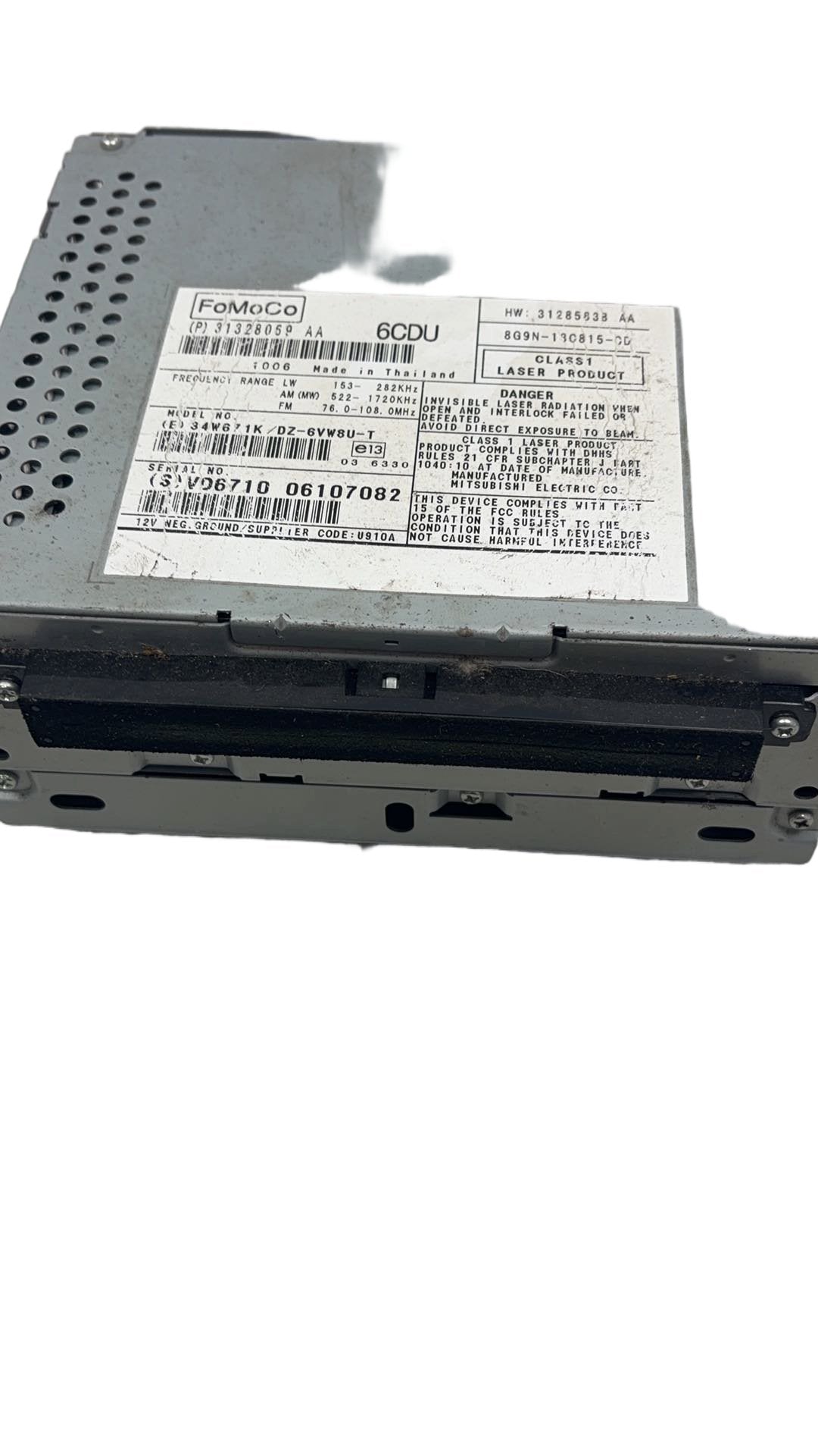 2008 - 2016 Volvo XC70 III 136 Station Wagon CD AND RADIO UNIT 31285838
