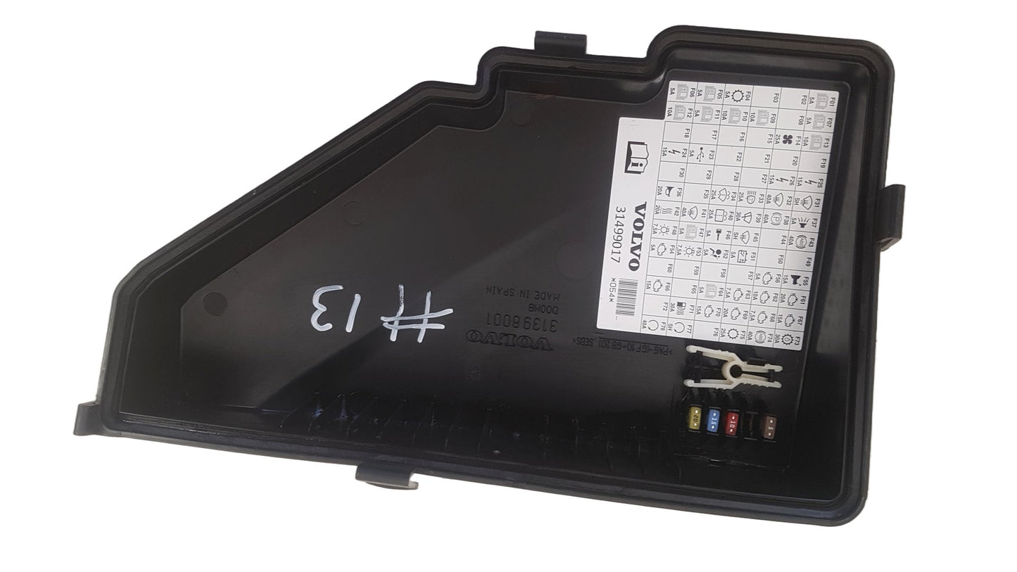 2015 - 2022 Volvo XC90 II 256 SUV Fuse Box Lid 31398001