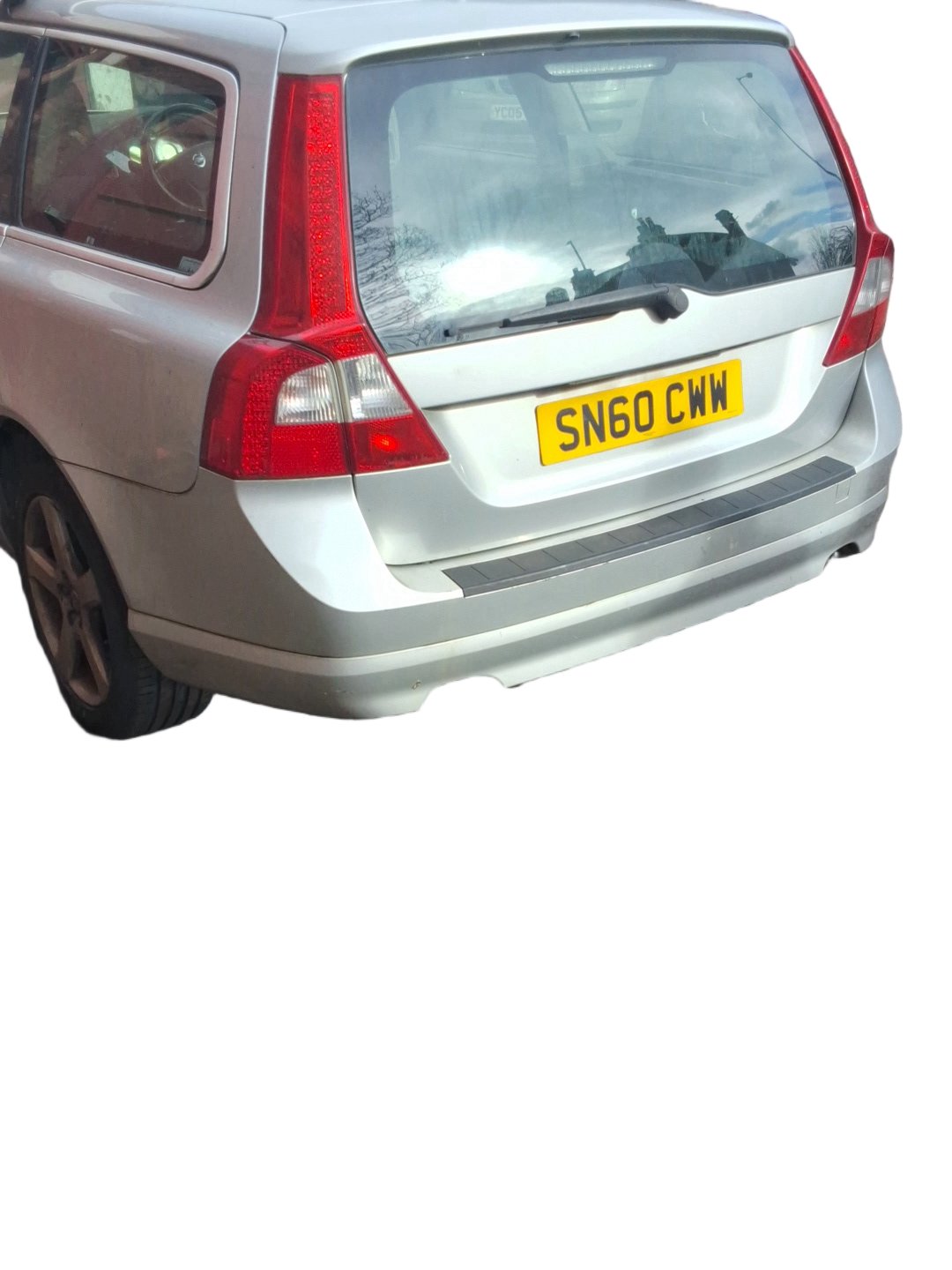 2008 - 2015 Volvo V70 III 135 Estate Rear Bumper