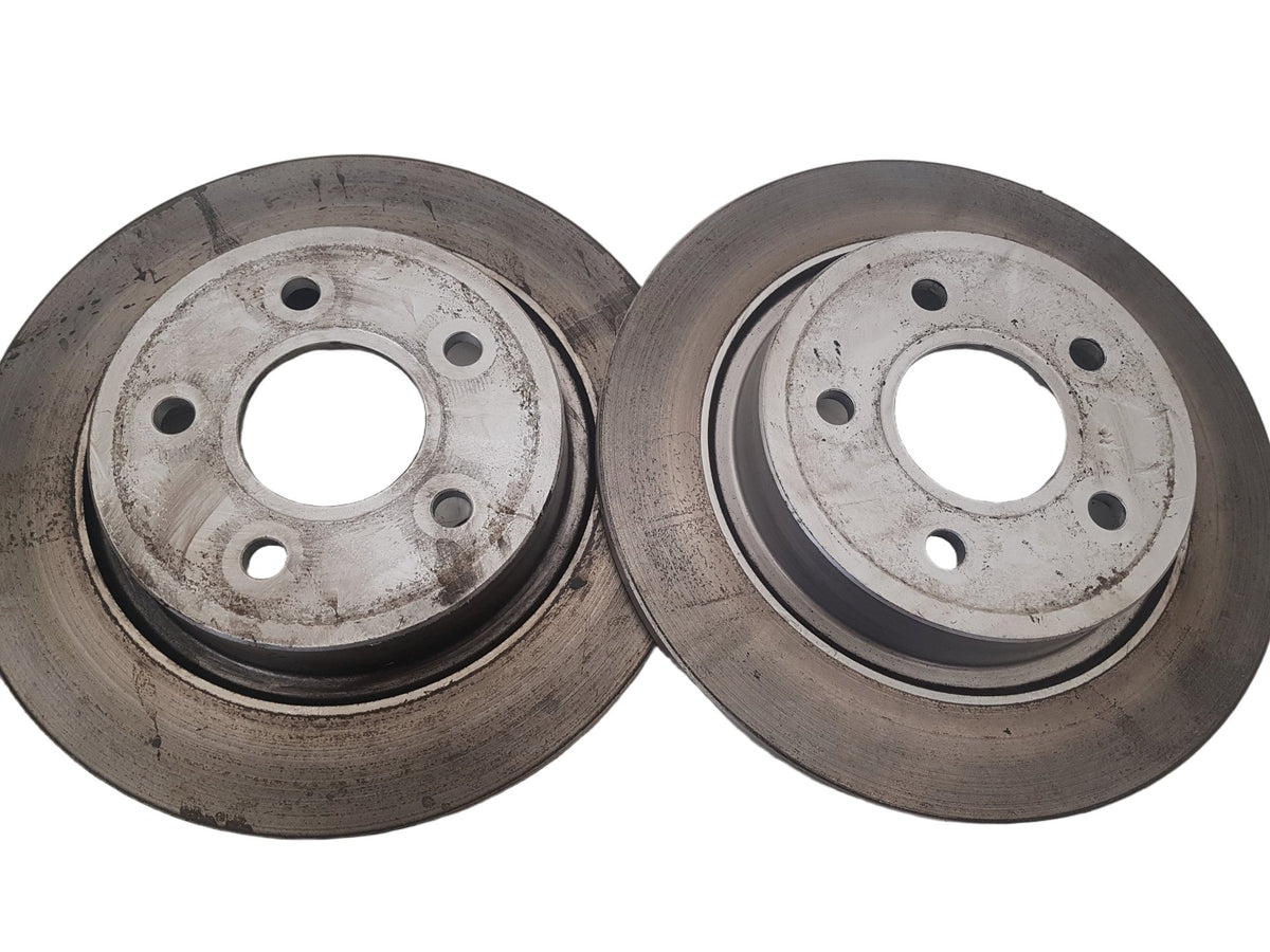 2010-2012 Volvo S40 Rear Brake Discs Pair 0200355 31499632 Allied Nippon Solid Non-Vented