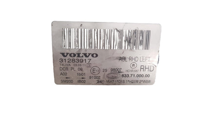 2008 - 2014 Volvo V70 III 135 Estate Left Headlight 31283917
