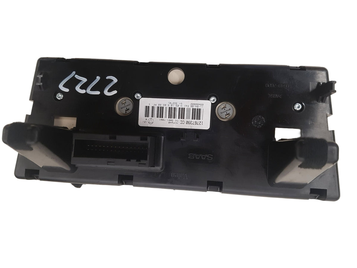 2004 Saab 9-3 Aero Climate Control Panel 12767390
