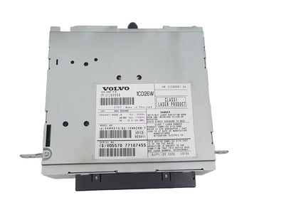 VOLVO XC90 CD AND RADIO UNIT 31260058, 1CD26W 2005-2012