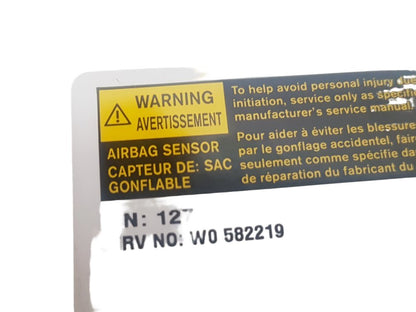 2005 - 2011 Saab 9-3 YS3F Saloon Airbag Module 12771237