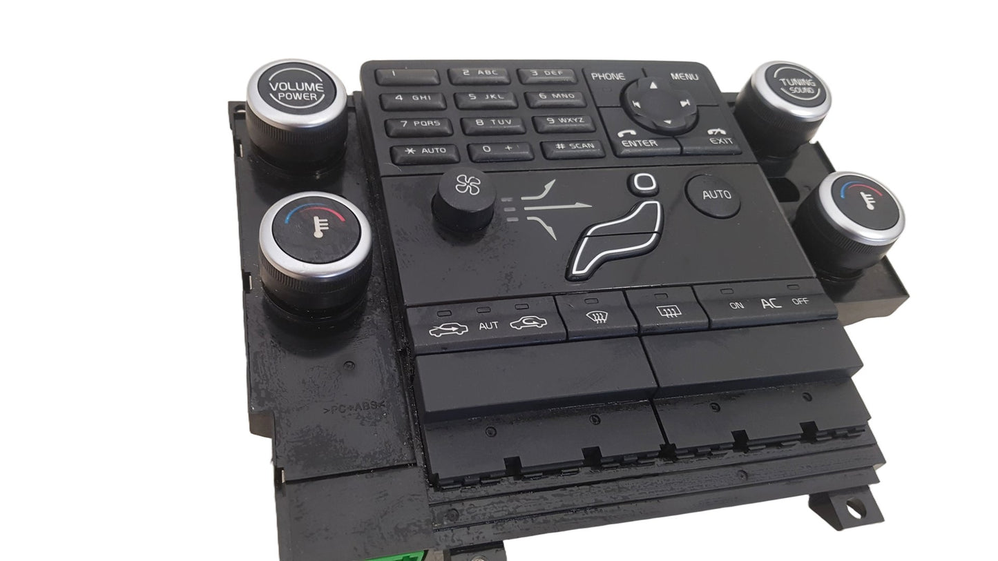 2008 - 2015 Volvo V70 III 135 Estate Climate And Telephone Control Panel 30782905