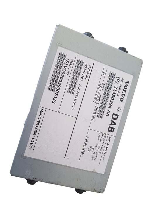 2016 Volvo V70 III 135 Estate DAB RADIO ECU 31450594