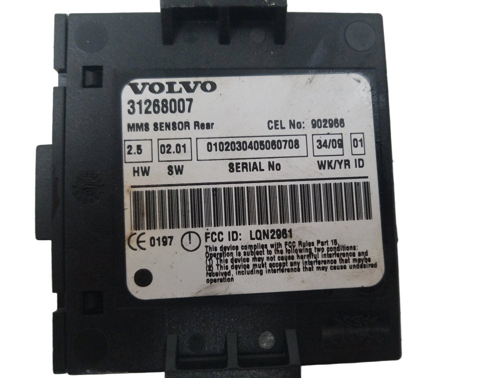 2006 - 2013 Volvo C70 II 542 Convertible MASS MOVEMENT SENSOR 31268007