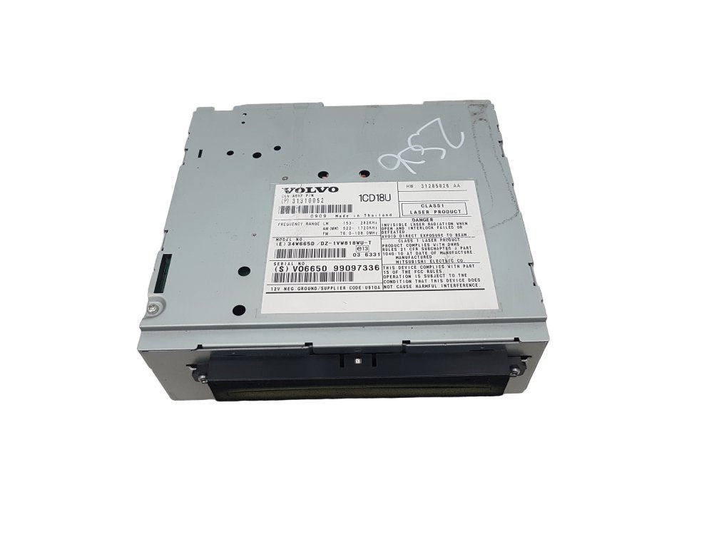 2006 - 2013 Volvo C70 II 542 Convertible CD Player 31310052