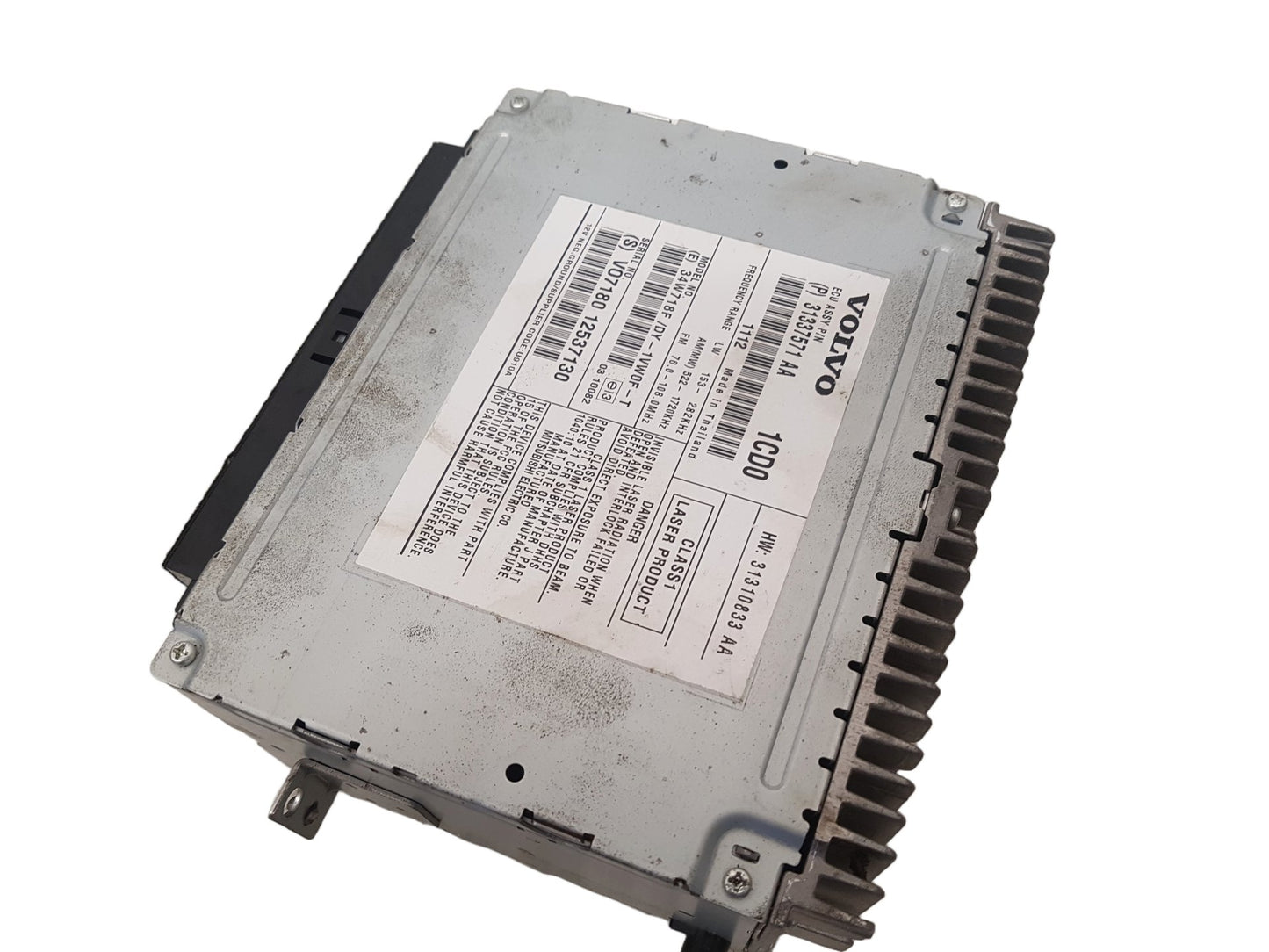 VOLVO V60 S60 2010-2013 SINGLE CD PLAYER UNIT 31337571 AA 12-MONTH WARRANTY