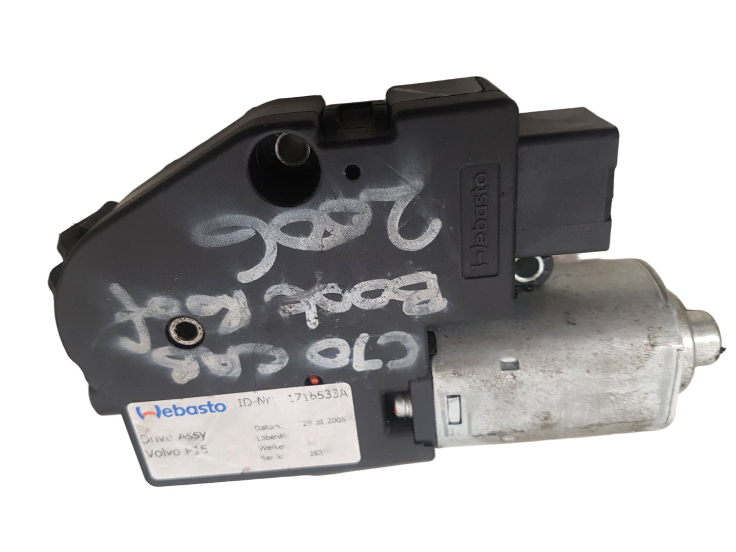 2005-2013 Volvo C70 Electric Roof Motor 1717743A