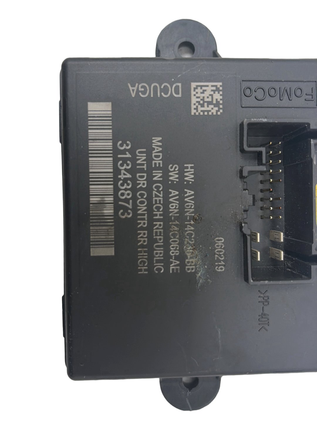 2019 Volvo V40 Cross Country  Hatchback Right Rear Door Control Module 31343873