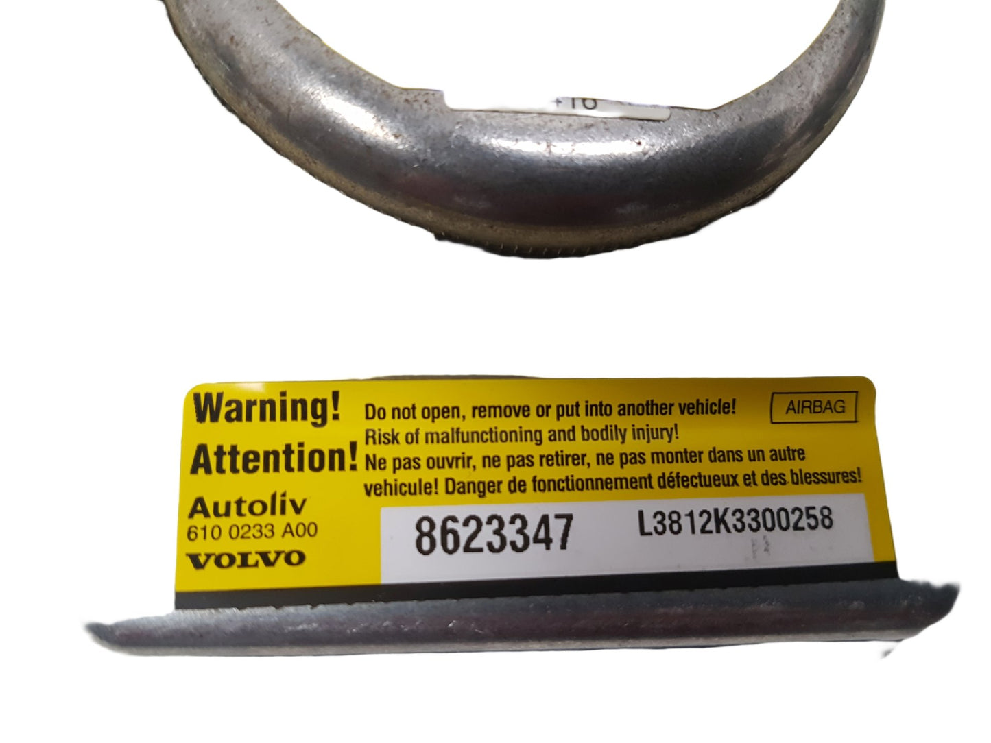 2006 - 2013 Volvo C70 II 542 Convertible STEERING WHEEL AIR BAG 8623347