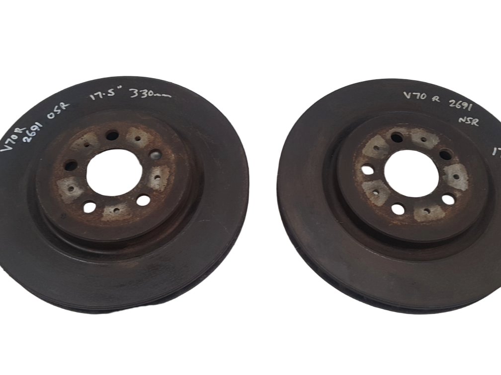 2003-2007 Volvo V70 R Brake Discs Front Rear 17.5" 30645222