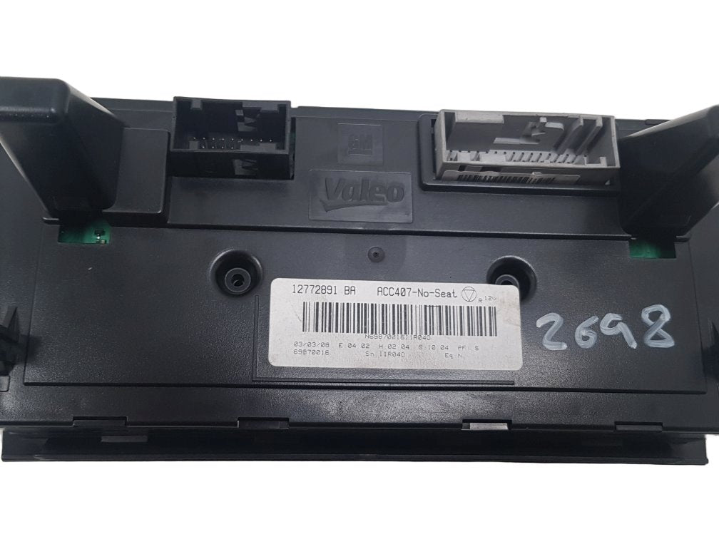 2005 - 2011 Saab 9-3 YS3F Saloon Heater Controls 12772891 BA
