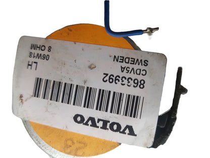 2005-2008 Volvo V70 Driver Side Tweeter Speaker 8633992