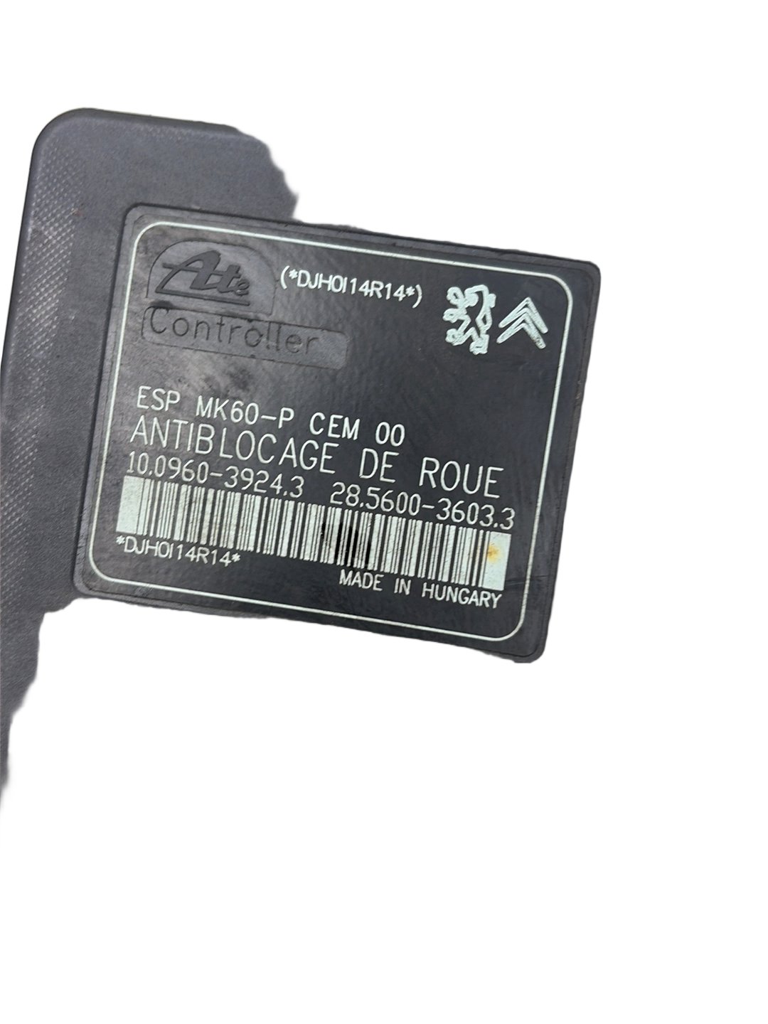 2009 - 2014 Citroen DS3 A55 Hatchback ABS Pump 10096039243