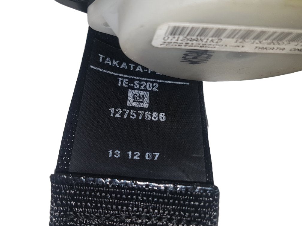 2005 - 2011 Saab 9-3 YS3F Saloon Left Rear Seat Belt 12757686