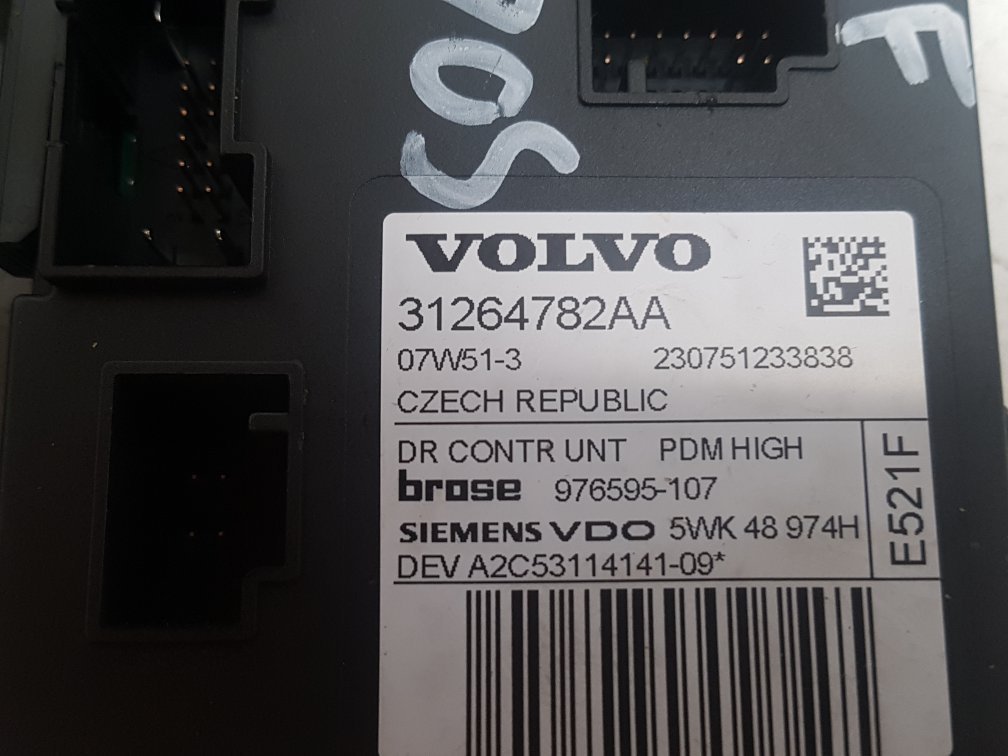 2005 - 2012 Volvo S40  Saloon WINDOW REG MOTOR (PASSENGER SIDE FRONT) 31253907