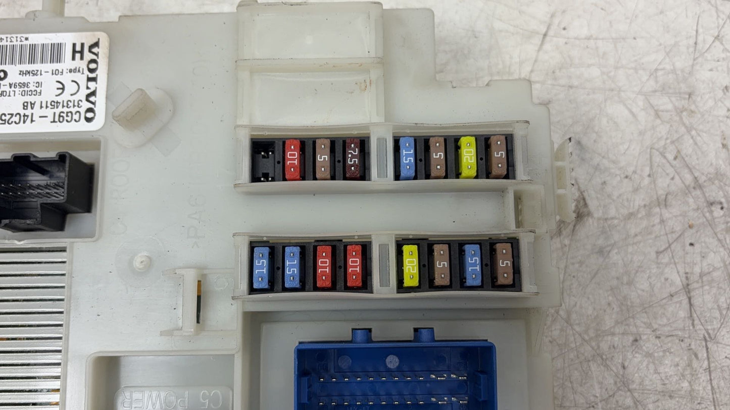 2011 - 2014 Volvo V60 I 155 Estate CENTRAL ELECTRONIC MODULE (CEM) 31314511