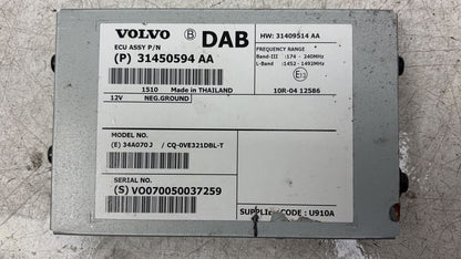 2009 - 2017 Volvo XC60 I 156 Estate DAB MODULE 31450594