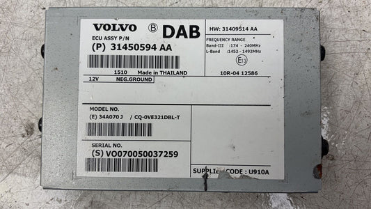 2009 - 2017 Volvo XC60 I 156 Estate DAB MODULE 31450594