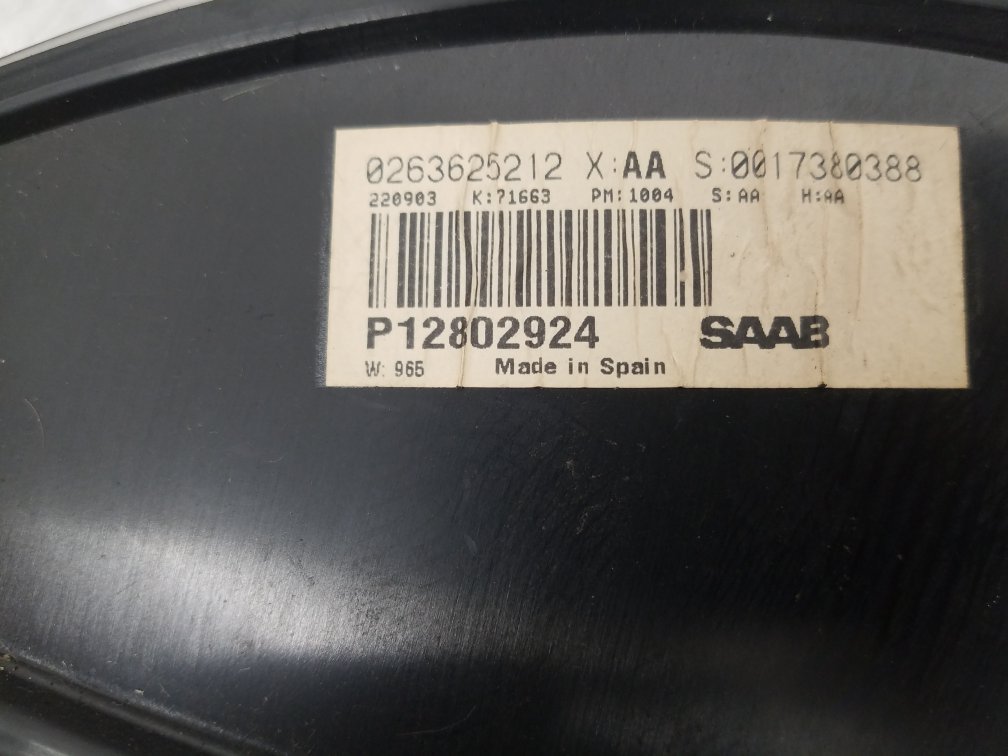 2003 - 2007 Saab 9-3  Convertible Instrument Cluster 12802924