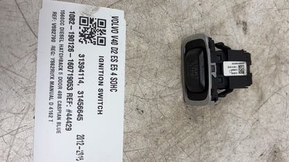 2013 - 2016 Volvo V40 III 525 Hatchback Ignition Switch 31394114