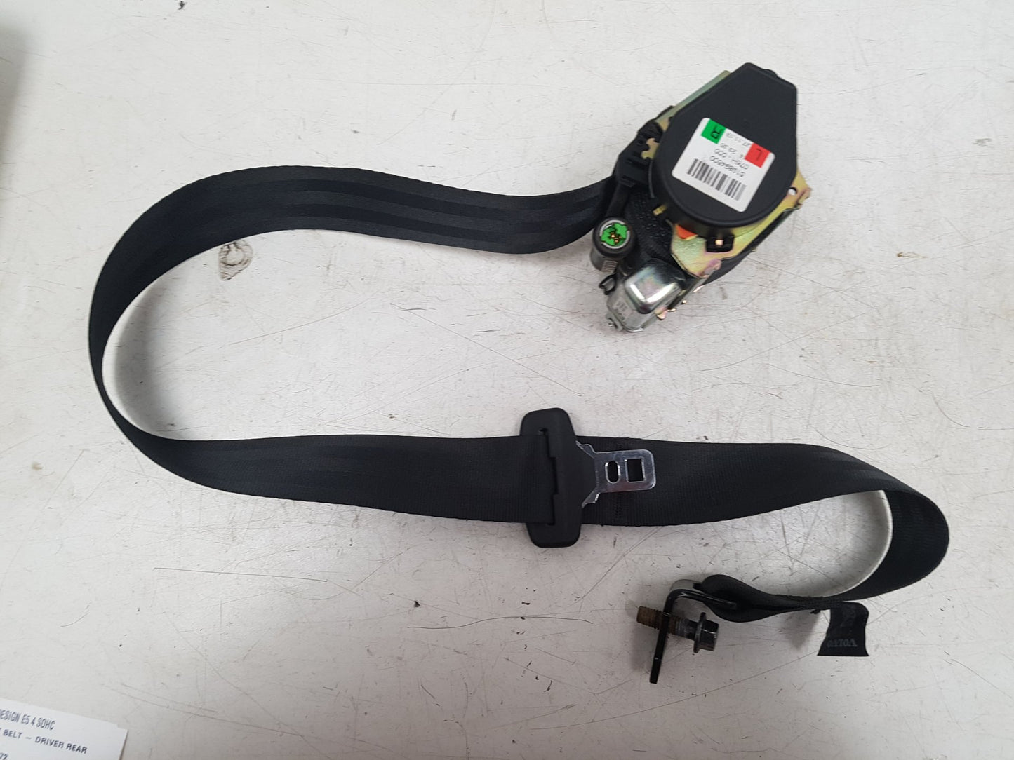 2012 - 2019 Volvo V40  Hatchback Right Rear Seat belt 31292072