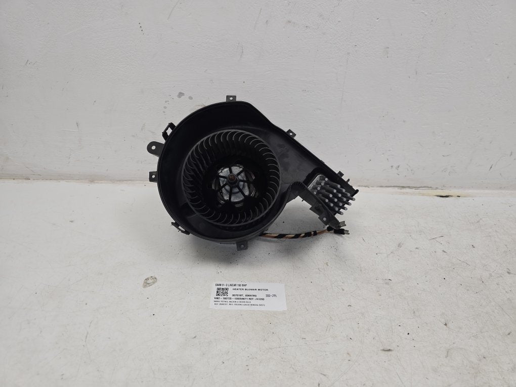 2003 - 2012 Saab 9-3  Saloon Blower Motor 007018T