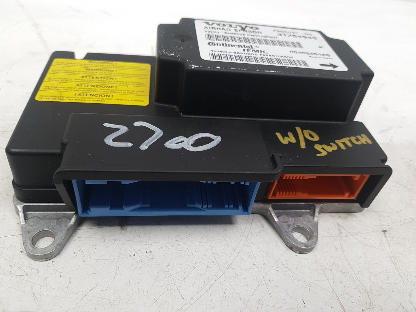 2008 - 2009 Volvo C70  Convertible Airbag Module 31264943