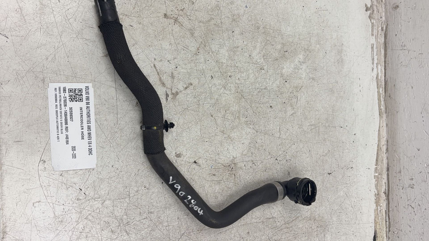 2017 - 2025 Volvo V90 235, 236 Estate INTERCOOLER HOSE 32339327